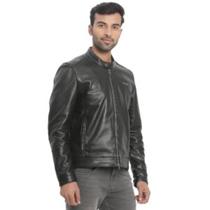 Copy of Casual Leather Jacket_black_2