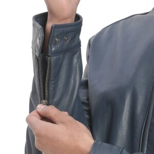 Copy of Casual Leather Jacket_navy_10