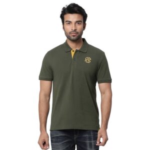 Copy of Chest Embroidery Polo_dark olive-1