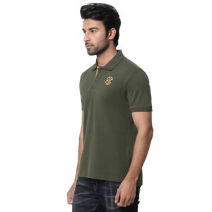 Copy of Chest Embroidery Polo_dark olive-3