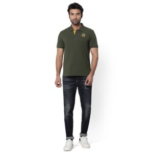 Copy of Chest Embroidery Polo_dark olive-5