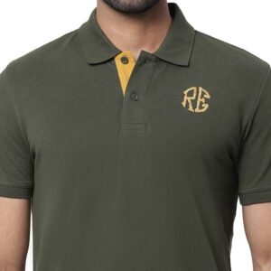 Copy of Chest Embroidery Polo_dark olive-6