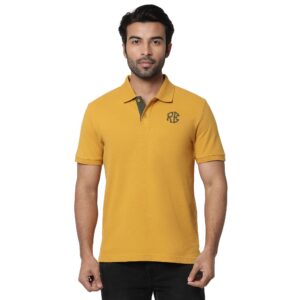 Copy of Chest Embroidery Polo_mustard-1