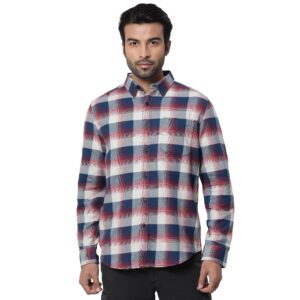 Copy of Flannel Twill Plaid Shirt_green_1