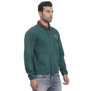 Copy of Freeway trucker jacket_green_2