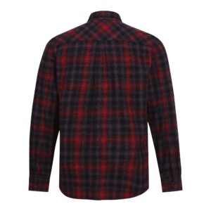Copy of Heavy Herringbone Plaid Shirt_red_9