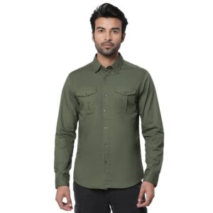 Copy of Heritage Double pocket Shirt_dark olive-1
