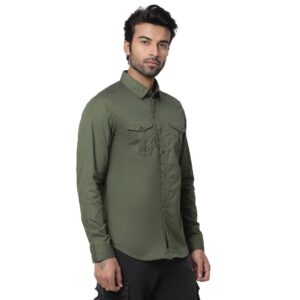 Copy of Heritage Double pocket Shirt_dark olive-2