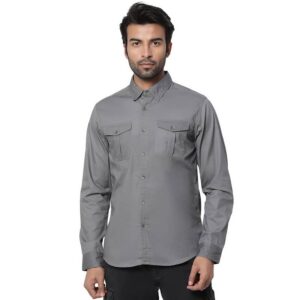 Copy of Heritage Double pocket Shirt_grey-1