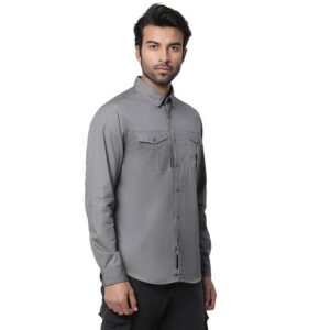 Copy of Heritage Double pocket Shirt_grey-2