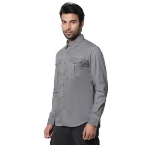 Copy of Heritage Double pocket Shirt_grey-3