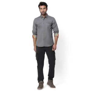 Copy of Heritage Double pocket Shirt_grey-5