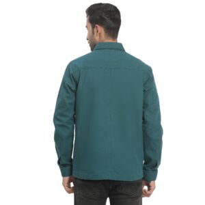 Copy of Herringbone Vintage Field jacket_deep teal_4