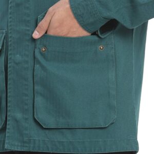 Copy of Herringbone Vintage Field jacket_deep teal_8