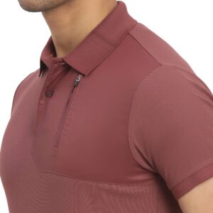 Copy of Hybrid Polyester Polo_wine_7