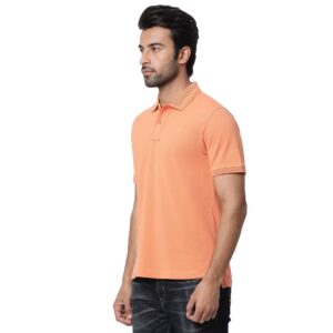 Copy of Solid Premium Puff Logo Polo_coral_3