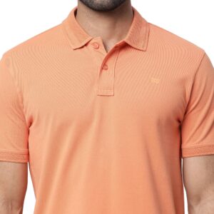 Copy of Solid Premium Puff Logo Polo_coral_6