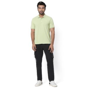 Copy of Solid Premium Puff Logo Polo_matcha_5