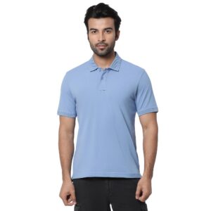Copy of Solid Premium Puff Logo Polo_old rose_iced blue_1