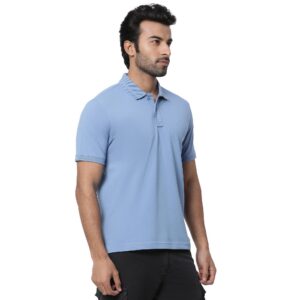 Copy of Solid Premium Puff Logo Polo_old rose_iced blue_2