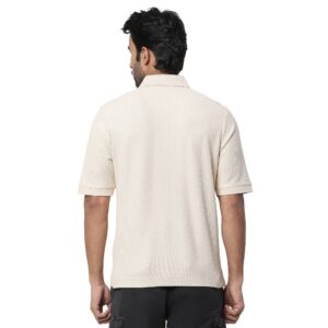 Copy of Textured Relax Fit Polo_ecru-4