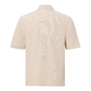 Copy of Textured Relax Fit Polo_ecru-9